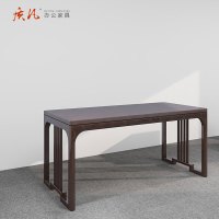 质凡定制非洲胡桃木办公桌 1650*750*770mm