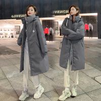 2021新款反季韩版宽松学生工装风女过膝时尚中长款棉服棉袄ins潮