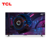 TCL 43G50E 超高清(4k) 43 DLED 有线+无线 智能电视, 4K超清电视 黑色