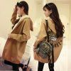 春秋天外套女中长款棒球服连帽风衣韩版潮bf学生开衫大码外衣服秋