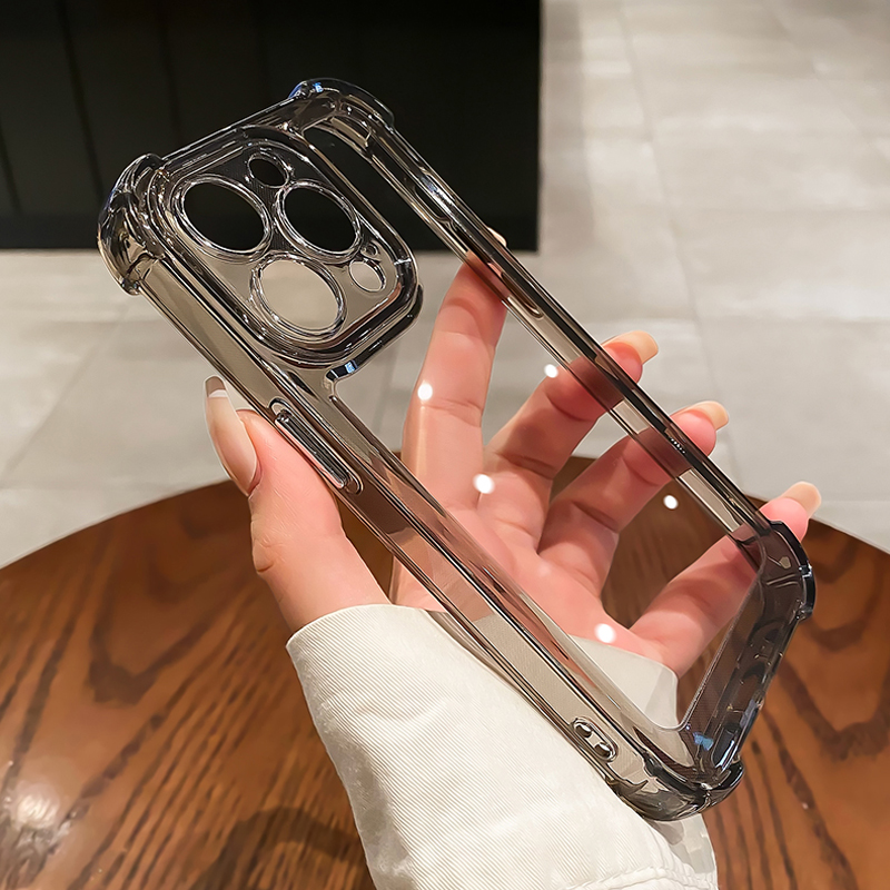 安美宝 透明四角防摔苹果15手机壳新款iphone14promax保护14plus壳13套12镜头11防摔ProMax壳高清大图