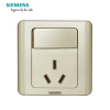 西门子(SIEMENS)开关插座 远景金棕系列一开16A三孔空调插座5UB02021CC133