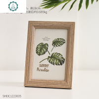北欧房间办公桌6寸7寸木质相框小摆件创意酒柜床头柜画框照片摆台 封后 竖款相框-10寸 10寸