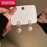KAMIXIWA一款多戴珍珠耳坠耳环女2022年新款潮轻奢小众高级感网红秋冬耳饰