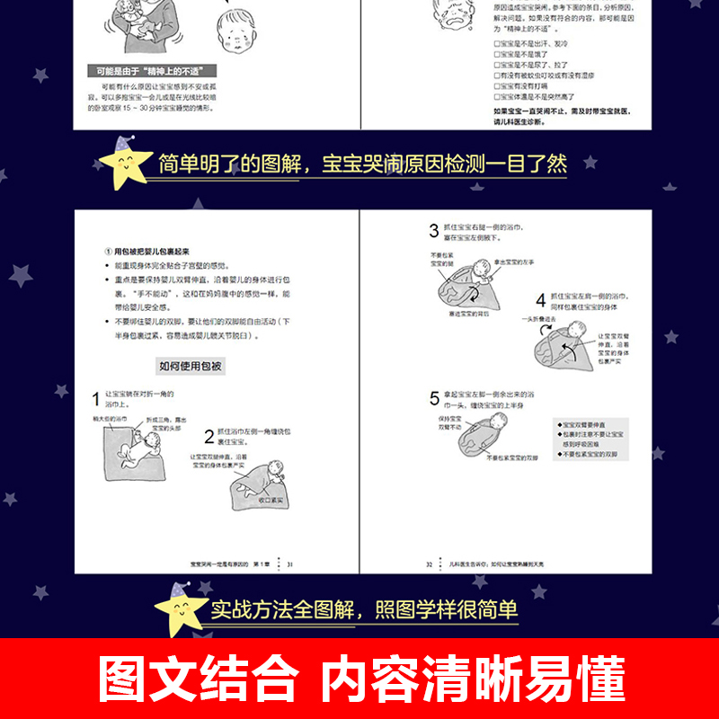 [醉染正版] 儿科医生告诉你如何让宝宝熟睡到天亮培养婴幼儿良好睡眠习惯书 哄宝宝入睡家庭育儿百科书籍 0-3-4高清大图