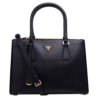 [直营]普拉达(PRADA) Galleria 系列 拉链式 牛皮女士手提包 杀手包单肩包 女包