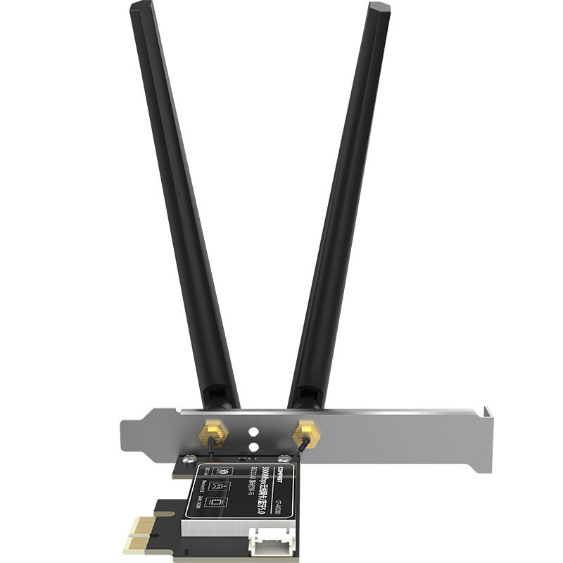 COMFAST CF-AX200千兆wifi6代+蓝牙5.0CNIV 电竞游戏双频 英特尔5G台式内置PCI-E无线网卡