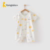 童泰(TONGTAI)2021年夏季款1-18月婴幼儿衣服男女宝宝轻薄纯棉短袖闭裆连体衣哈衣花色样式可选