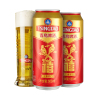 青岛啤酒(TSINGTAO)千禧临门 10度 500ml*12罐整箱装 官方直营tk