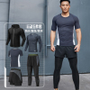 [直营]凯仕达(KAISHIDA)健身房男士运动服套装晨跑服外套速干衣衣服装备训练服装跑步夏季