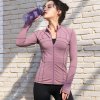 秋冬瑜伽服专业运动服健身外套女上衣修身拉链开衫跑步衣服