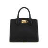 Salvatore Ferragamo女士复古皮质手提托特包皮料五金质感商务通勤手拿包