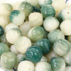 菩提根散珠雕刻佛手DIY手串佛珠配件隔珠飘花绿菩提文玩双手合十