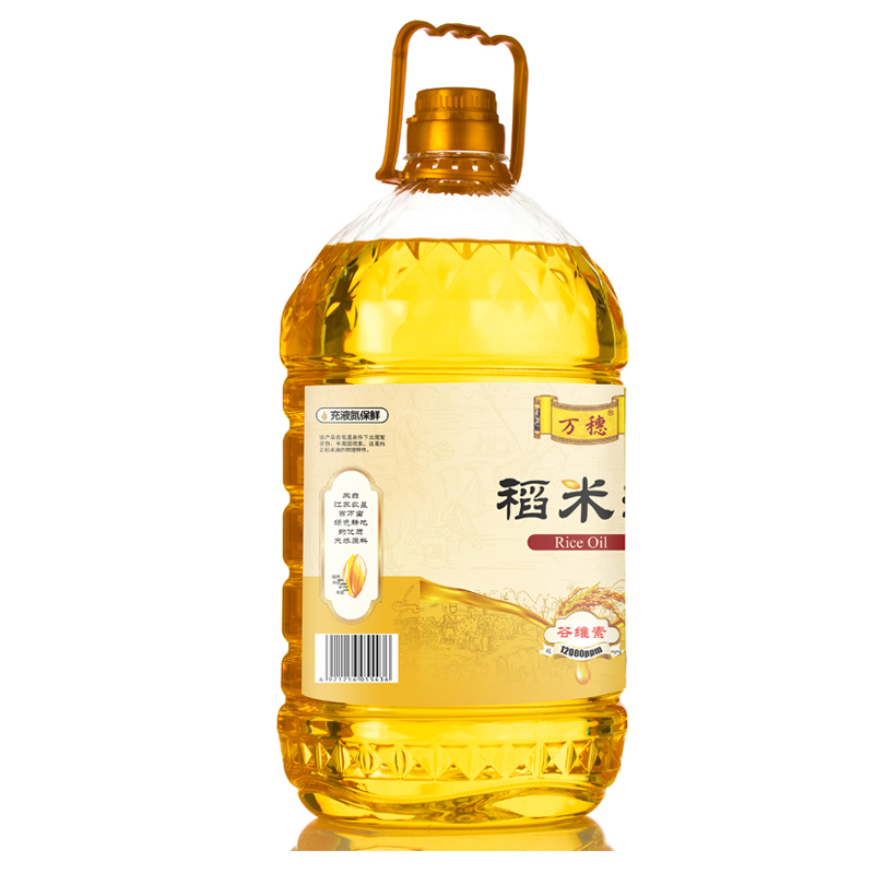 万穗稻米油5L桶装食用油高清大图