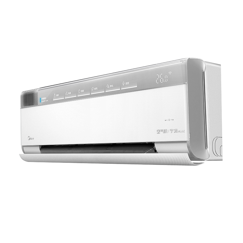 美的空调KFR-35GW/T3(S) 变频分体挂壁式空调器 极地白 美的