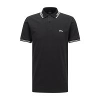 奢侈品服饰男黑色徽标Polo衫 50469210-001 舒适流行