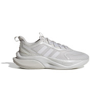 adidas Alphabounce+ 舒适 耐磨透气 低帮 跑步鞋 男款 白色 IE9766