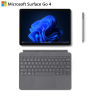 [配原装亮铂金键盘+触控笔]微软Surface Go4 10.5英寸 二合一平板电脑 亮铂金 N200 8G 128G 人脸识别 学生平板 轻薄笔记本