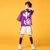 六一儿童街舞潮服会班服爱国主题演出服男女童爵士舞