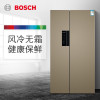 博世(BOSCH)BCD-608W(KAN92ENQTI) 变频 无霜对开门冰箱 竖显 并联双循环(流沙金)