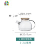 日式创意玻璃壶耐热泡茶壶冷水壶家用大容量透明玻璃花茶壶套装 FENGHOU 竹木托盘凉水壶