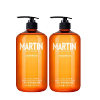 马丁Martin男士古龙香氛洁净去屑洗发水500ml+清爽控油洗发露500ml 去屑止痒控油深层清洁