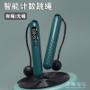 盛桐威智能计数跳绳负重无绳两用健身运动钢丝跳绳紫色/绿色