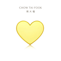 周大福 爱心 足金黄金投资金币金章(约:10g计价) IF845