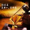 希诺 XN-6015单层玻璃杯加厚带盖茶水杯250ml高档水晶杯耐热便携防漏玻璃杯子