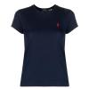 Polo Ralph Lauren海军蓝短袖 polo 衫女式经典百搭直筒下摆运动休闲T