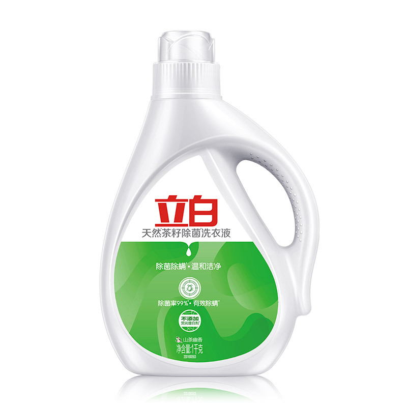 立白天然茶籽除菌洗衣液1kg/瓶