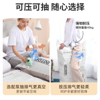 免抽气真空压缩袋收纳衣服衣物羽绒服立体装被子棉被旅行手卷1929