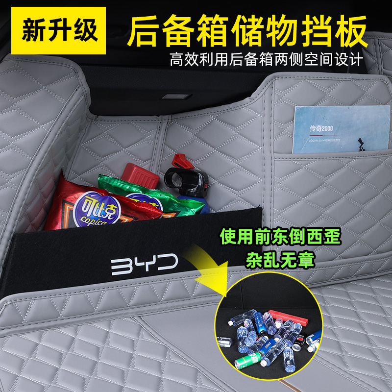 [补贴10%]比亚迪宋plusdmi后备箱垫全包围2021款宋plusev汽车后尾箱垫高清大图
