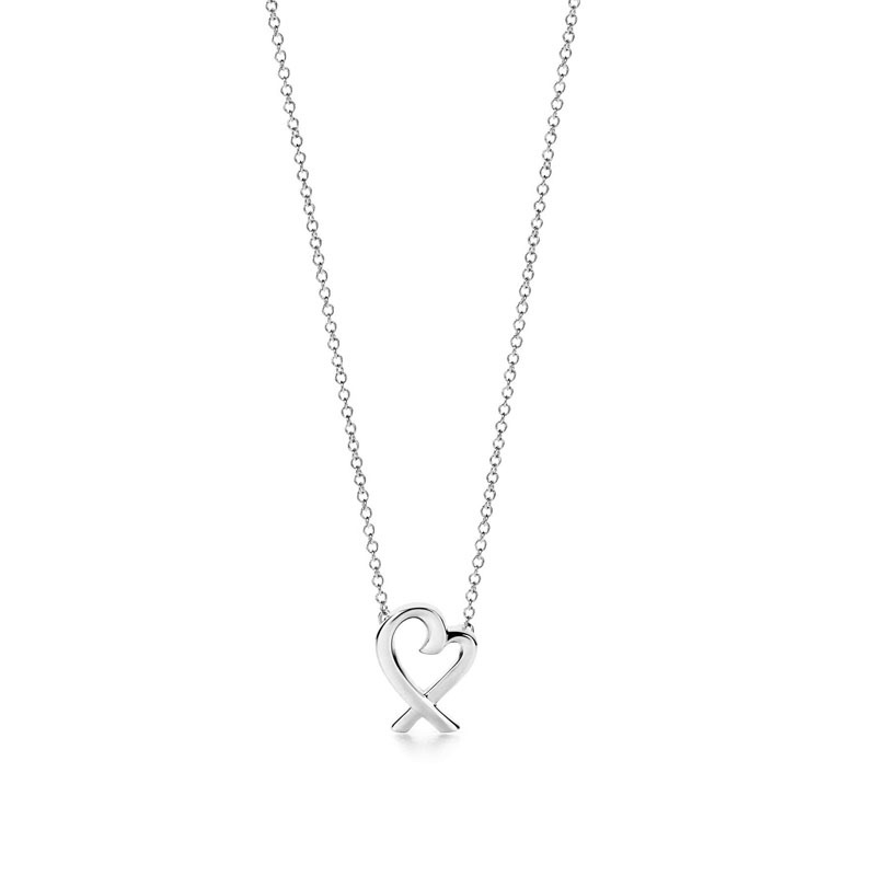 TIFFANY&CO.蒂芙尼 925银 毕加索系列 爱心项链
