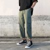 梵克公牛2021年男士新款抖音同款工装裤网红帅t裤子男流九分阔腿坠感常规港风