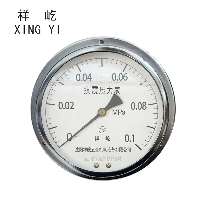 祥屹+耐震压力表轴向带边检测定制型+YTN150ZT+块高清大图