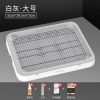 经典白 小号-老款无赠品[立柱款] 狗厕所小型犬大号大型犬宠物自动狗狗排便尿盆便盆冲水防踩屎用品
