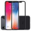 ESCASE 苹果iPhoneX/Xs手机膜钢化膜全屏手机贴膜苹果10手机保护膜高清防爆玻璃膜 黑色