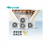 海信中央空调强劲风系列HUR-140FWH/V0F/d变频5.5匹单元机（含安装）
