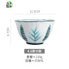 日式创意早餐餐具碗碟套装陶瓷家用吃饭汤面碗小清新手绘菜盘组合 FENGHOU 调味碟