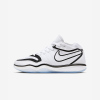 Nike Air Zoom GT Hustle 舒适百搭 耐磨减震 中帮 篮球鞋 男女同款 白黑色 DJ9404-102
