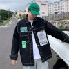 梵克公牛牌工装衬衫男长袖春季港风宽松bf流衬衣学生帅气外套