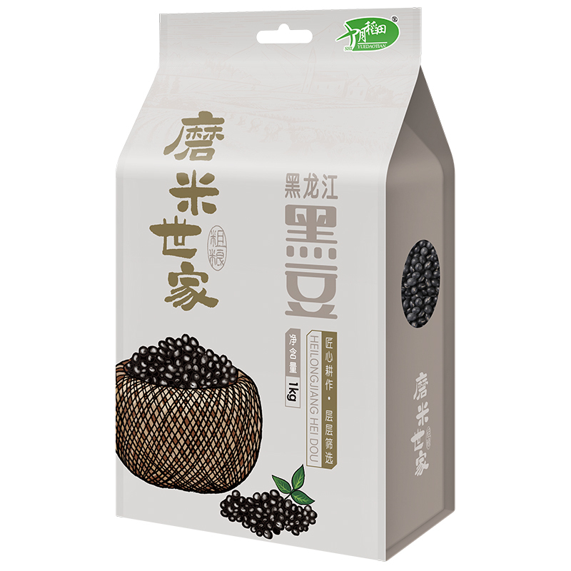 十月稻田(SHIYUEDAOTIAN) 磨米世家黑龙江黑豆 1kg