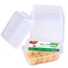 美丽雅maryya 方形带盖一次性保鲜盒 打包盒餐盒750ml*20套 国产透明一次性碗 一次性使用