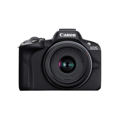 佳能(Canon)EOS R50 18-45黑色半画幅微单相机 APS-C 防抖视频vlog高清相机佳能r50套机黑色