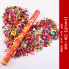 乔迁之喜手拧开业装饰喷花彩带筒搬家开工庆典礼炮筒|大吉大利[闪粉+彩条] 80cm(单根装)