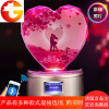 蓝牙水晶球旋转木马音乐盒女生生日礼品创意礼物DIY刻字照片定制