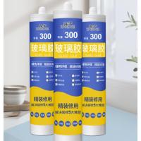 玻璃胶防水防霉厨卫马桶密封胶透明瓷白防水胶门窗免钉结构胶强力--【3支装】免钉胶透明（送全套工具）