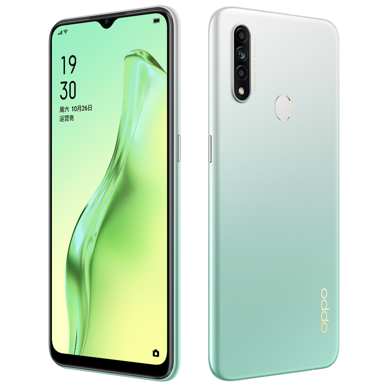 oppoa84gb128gb天青色65英寸水滴屏4230mah大电池后置ai三摄全网通4g
