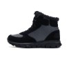 【自营】Skechers斯凯奇男大童短靴时尚保暖休闲运动鞋660013L 660013L/BKGY黑色+灰色